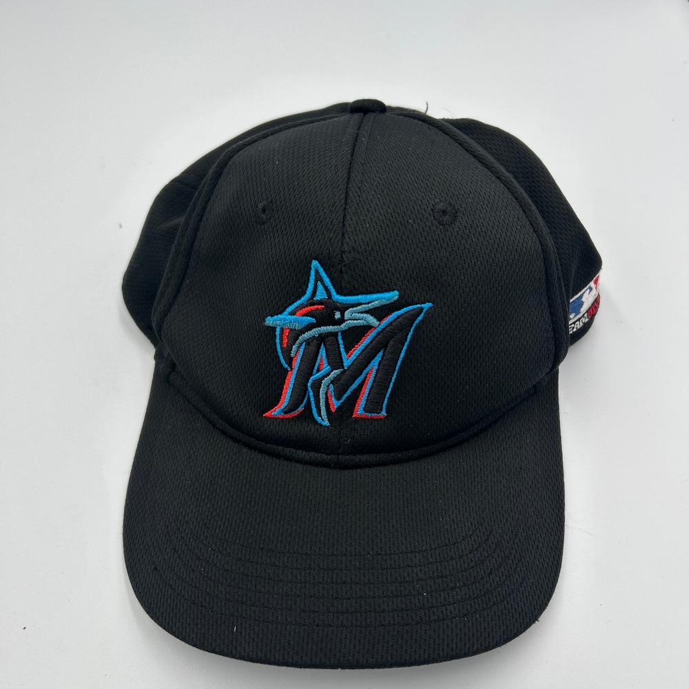 OC Sports Florida Marlins‎ Hat Youth OSFM Black MLB Baseball Cap Adjustable